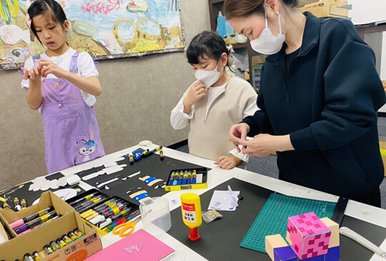 モネスクの教室での様子