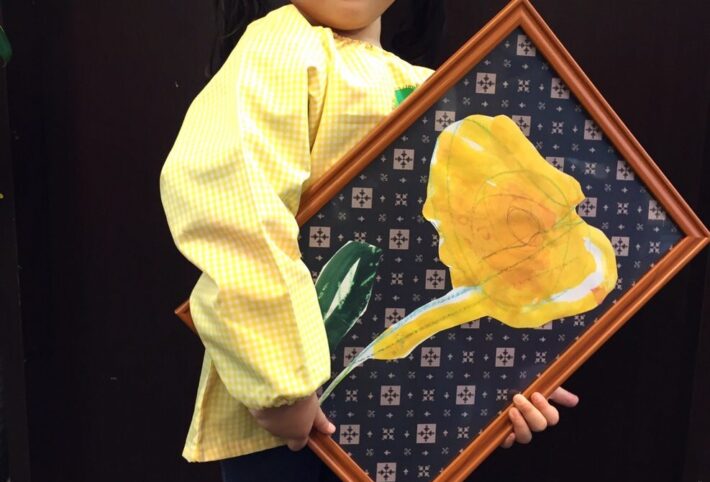 モノグラムとアートの融合！【モネットスクール大阪/子ども幼児のお絵かき・英会話・プログラミング】