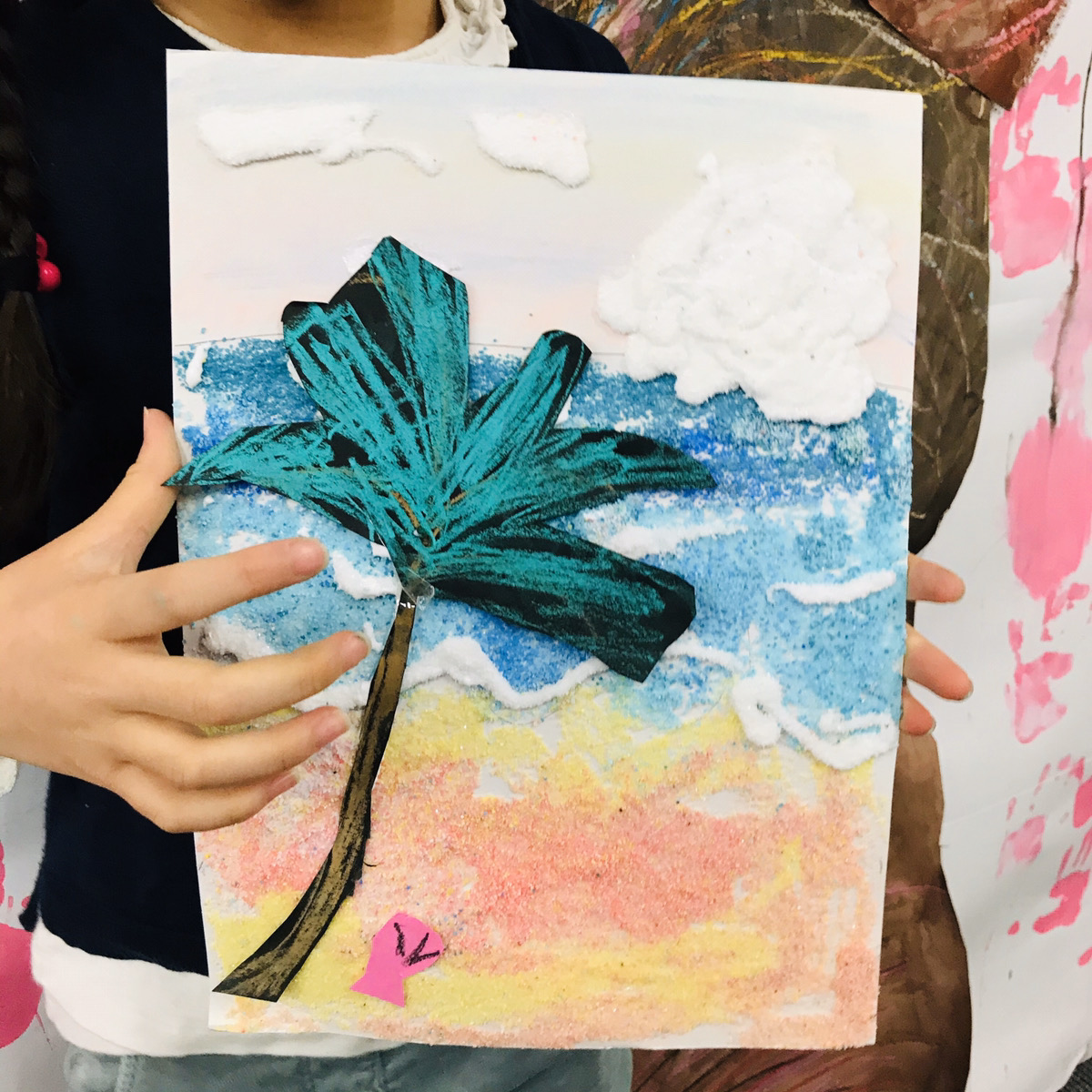 サンドアート・砂絵で描くハワイの海》子供でも簡単！手作りカラーサンド | 大阪のアートスクールモネスク