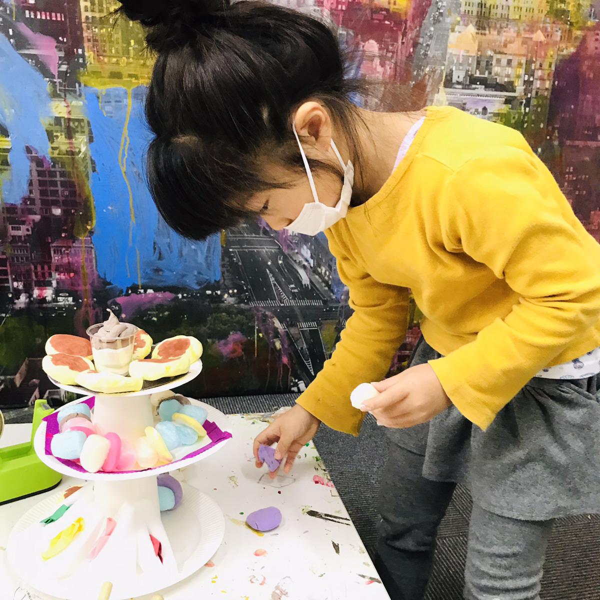マカロンやサンドイッチも！アフタヌーンティーセットの工作！ | 大阪
