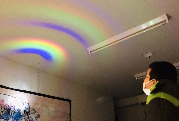 【部屋の中に虹をつくる！】レインボー発生装置をつくりました！