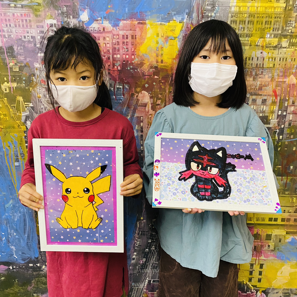 ポケモンアート」子供でも簡単！セル画風ポケモンの描き方 | 大阪の子供向け絵画教室「モネスク」