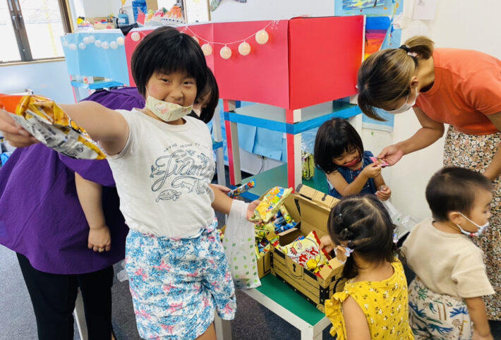 手作り夏祭り屋台！親子で本格ごっこ遊びを体験いただきました