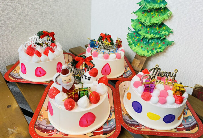 豪華クリスマスケーキを手作り！飾って楽しいクリスマスアート